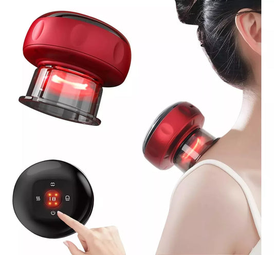 Masajeador con Ventosa 4 en 1 - Relajación Profesional en Casa