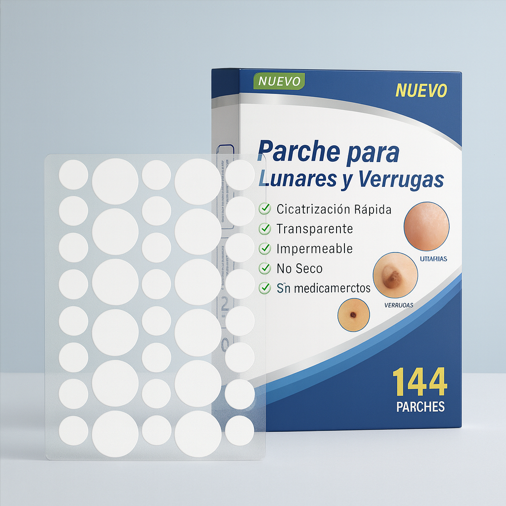 SkinClear - 144 Parches Removedor de Verrugas y Lunares