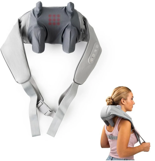 RelaxThera Pro™ - Masajeador de Cuello y Espalda