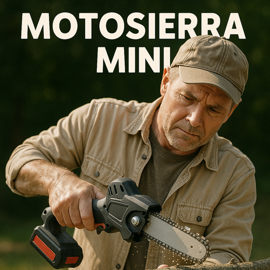 Motosierra Mini - Inalámbrico con 2 Baterías