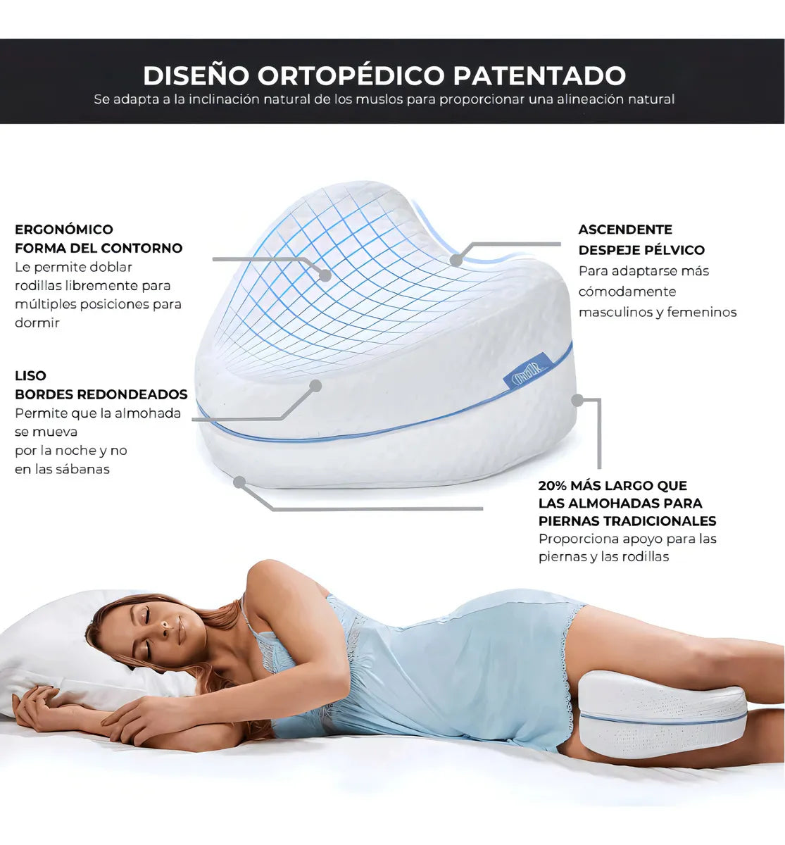 SleepEase™ - Cómodo y Sin Presión