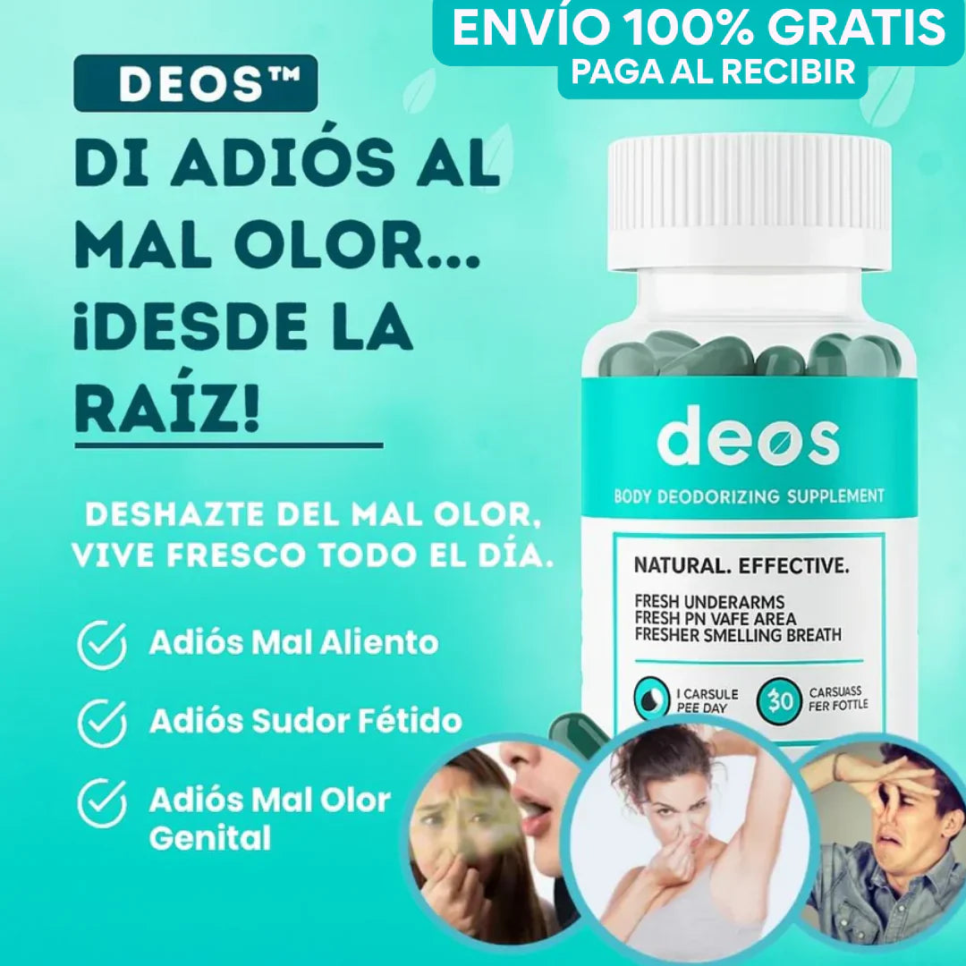 DEOS™ - 30 Cápsulas Naturales