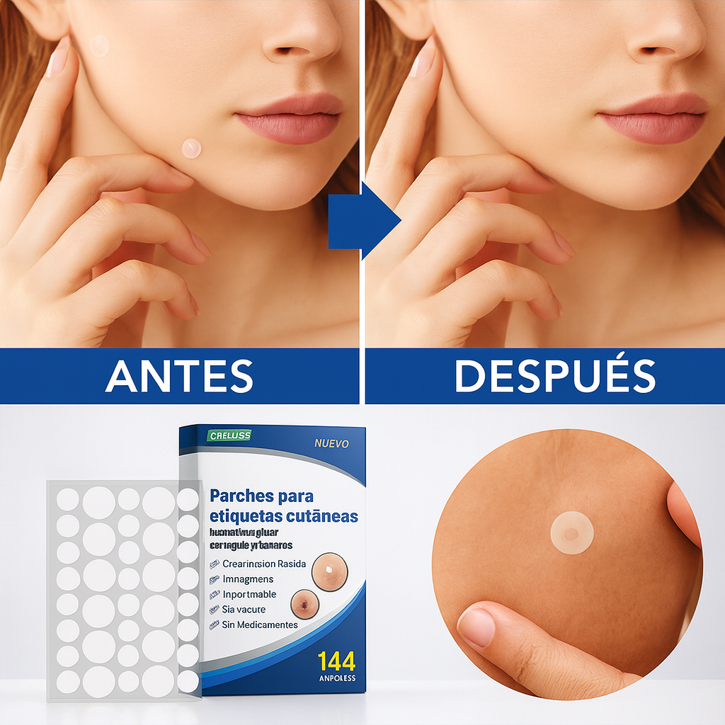 SkinClear - 144 Parches Removedor de Verrugas y Lunares
