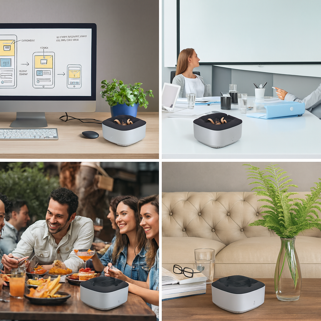 AirNova - Purificador de Humo Portátil