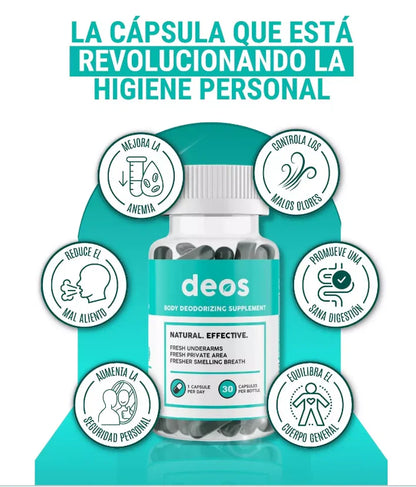DEOS™ - 30 Cápsulas Naturales
